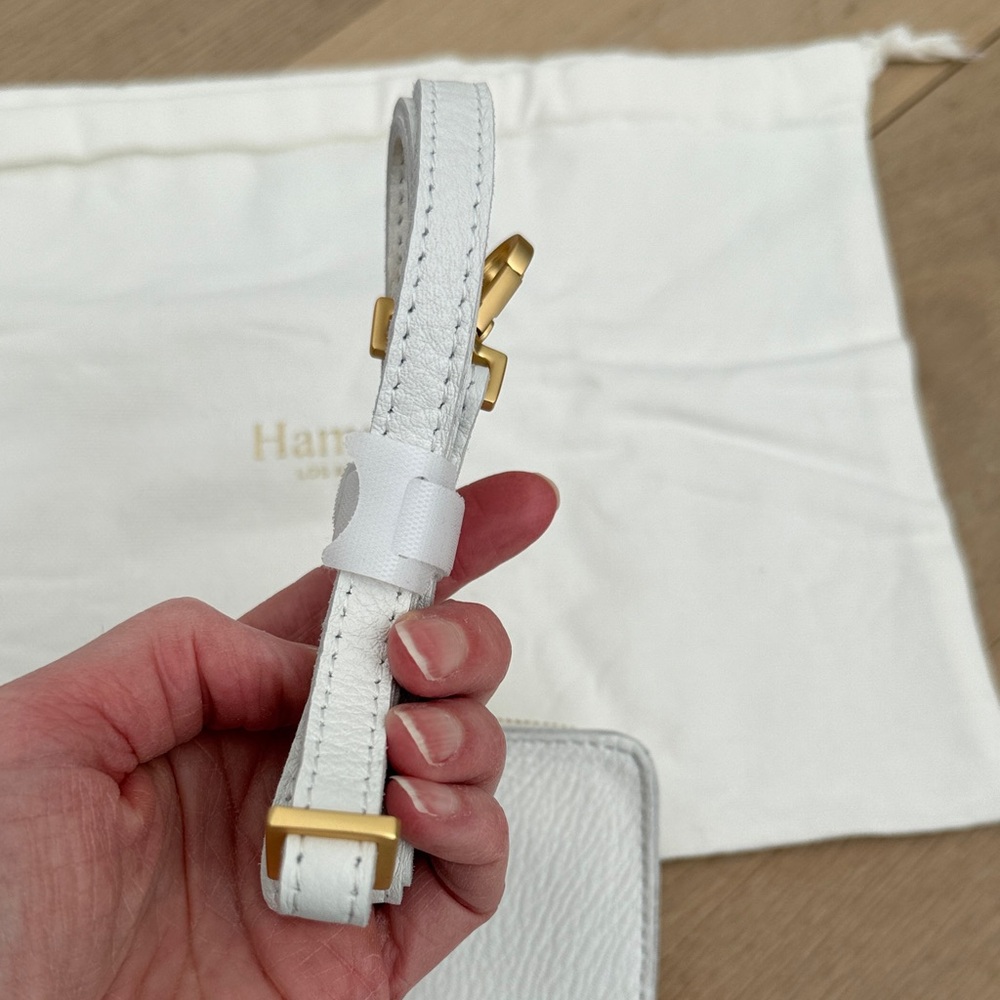 Brand New Hammitt White Leather Crossbody Phone Wallet - Picture 6 of 7
